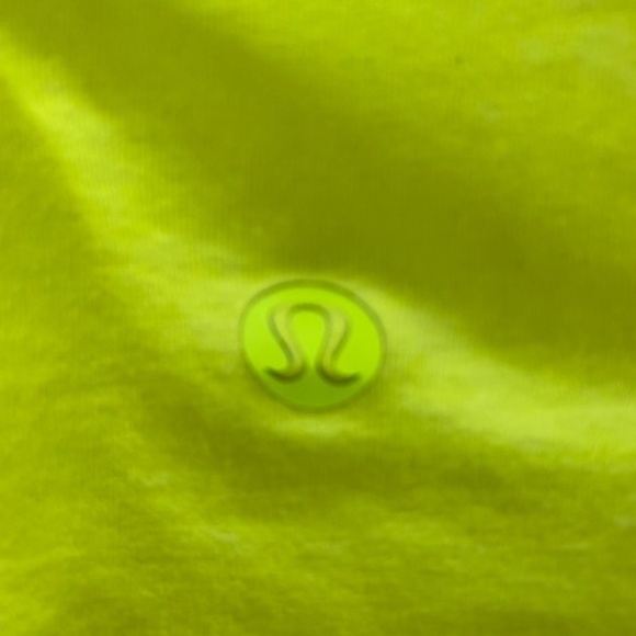 NWT - Lulu Lemon Cut Back Crop Tank - Size 2, Highlighter yellow - Picture 12 of 13